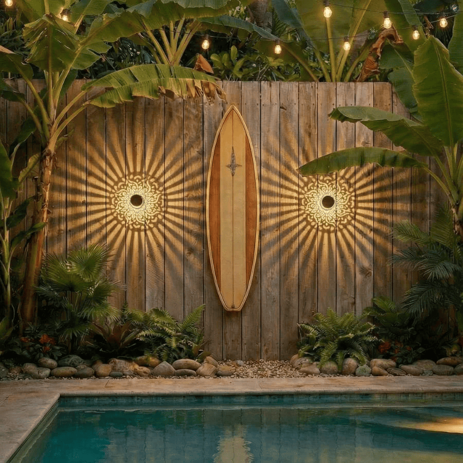 Decorative Solar Mandala Glow